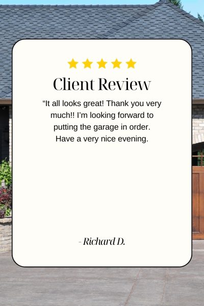Client review quote